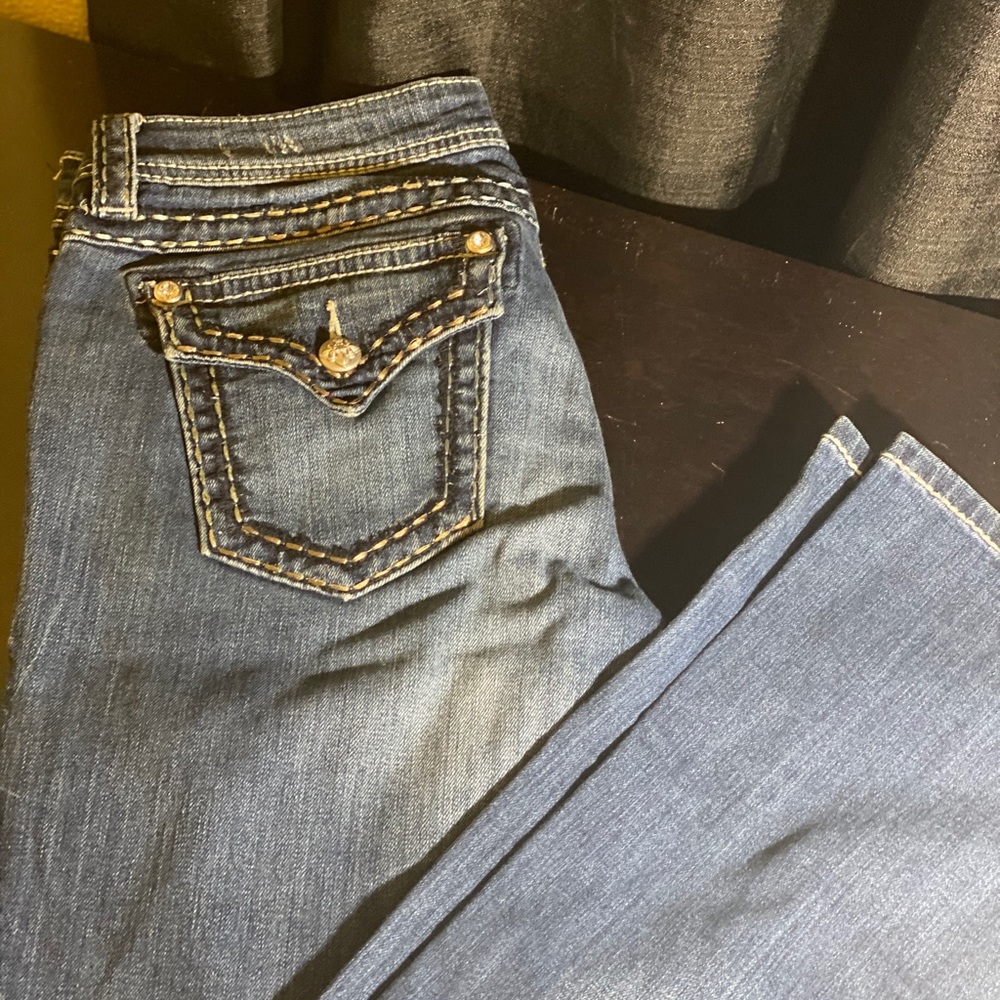Miss Me Signature Rise Bootcut Jeans Size 29 - Picture 5 of 6